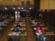 10. 2. 2010, 08:17:13 &ndash; Okamžik těsně po zahájení teoretické části soutěže