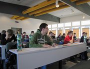 2. 3. 2011 &ndash; Zleva František Petrouš, Martin Bucháček, Martin Töpfer